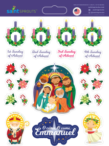 Advent Sticker Sheet