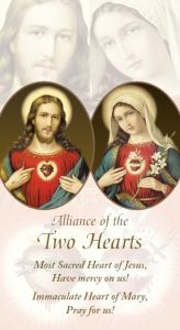 Alliance of the Two Hearts Novena Prayer Card