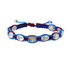 Divine Mercy Medals Macrame Bracelet