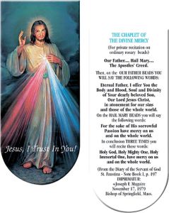 Chaplet of Divine Mercy Magnetic Bookmark