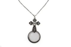 Cross Magnifier Necklace