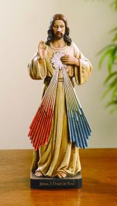 8" Divine Mercy Statue