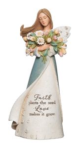 Faith Plants the Seed Angel Figure