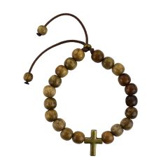 Imbuia Wood Corded Bracelet