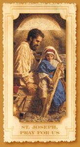 St Joseph Prayer Card