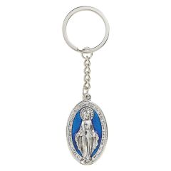 Miraculous Medal Enamel Key Chain