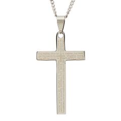 Our Father Prayer Pendant Necklace