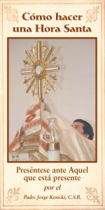 How to Make a Holy Hour Pamphlet, Spanish