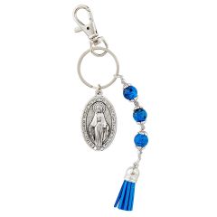 Three Hail Mary Chaplet Key Ring